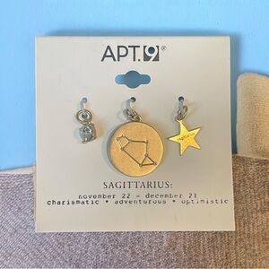 Zodiac Sagittarius Pendant Charm Set NWT‎